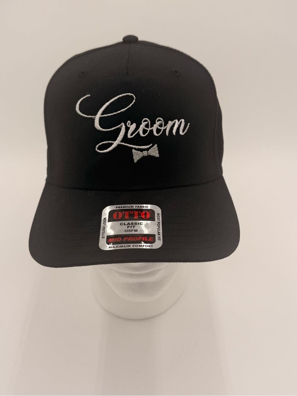 Otto Cap Groom Embroidered Cap New